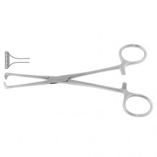 Allis-Adair Intestinal and Tissue Grasping Forceps 10 x 11 Teeth Stainless Steel, 16 cm - 6 1/4"